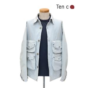 テンシー Ten c シャツアウター/Mid Layer Army Shirt Jacket アイス...
