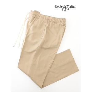 ティントリア・マッテイ TINTORIA MATTEI イージーパンツ イタリア製 カーキベージュ ...