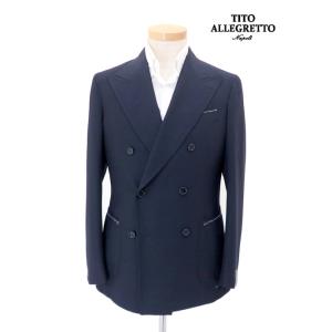 TITO ALLEGRETTO ティト・アレグレット ダブルジャケット イタリア製 ネイビー tit...