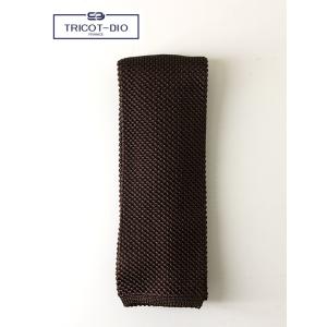 Tricot-Dio/トリコ・ディオ/ニットタイ/ブラウン/trd461403
