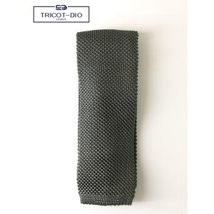 Tricot-Dio/トリコ・ディオ/ニットタイ/カーキグリーン/trd461405