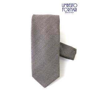 ウンベルト・フォルナリ UMBERTO FORNARI ネクタイ/ウール イタリア製 ベージュ um...