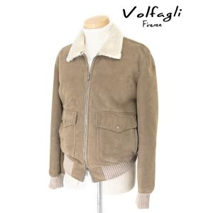 【40％OFF】Volfagli/ヴォルファッリ ムートンブルゾン トープ vol462001
