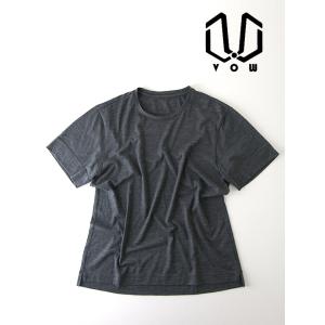 VOW/ボウ/ウールTシャツ/Super120sメリノジャージー/洗濯可/グレー/vow421401｜rootweb