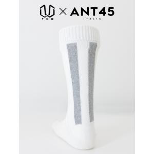 VOW/ボウ/VOW×ANT45/ラインソックス/ホワイト×グレー/vow422001