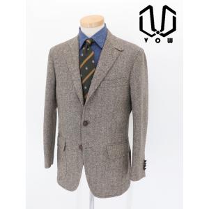 VOW/ボウ/ツイードジャケット/MOON Shetland Jacketing/ブラウン/ヘリンボ...