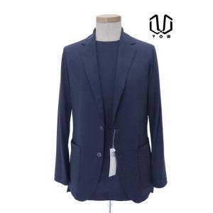 ボウ VOW エアージャケット/Super160sウールジャージー 日本製 ネイビー vow5204...