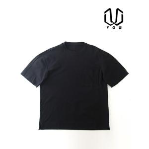 ボウ VOW カシミヤライクコットンTシャツ/クルーネック 日本製 ブラック vow520602