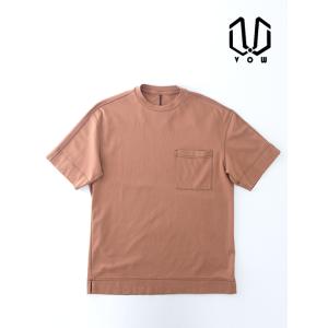ボウ VOW カシミヤライクコットンTシャツ/クルーネック 日本製 ダスティオレンジ vow5206...
