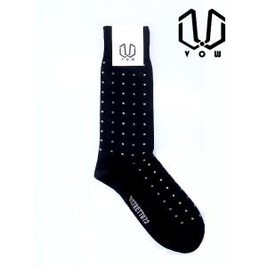 ボウ VOW ハイゲージコットンソックス ブラック vow520804