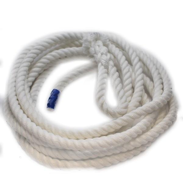 親綱ロープ　片アイ加工　16ｍｍ×30ｍ　安全確保　高耐久　極太