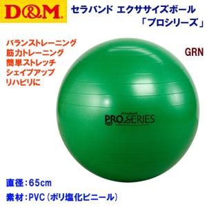 バランスボール 家トレグッズ D&amp;M(ディーアンドエム) セラバンド エクササイズボール 「プロシリ...