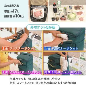 協和 保冷ができる4輪ショッピングカート じゅ...の詳細画像5