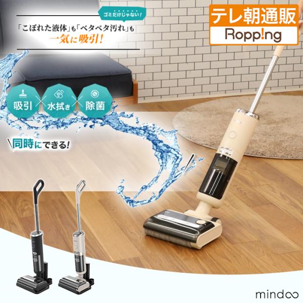 水拭き掃除機 アクアエックス じゅん散歩 テレビ朝日 テレ朝通販 ロッピング 除菌 自走式 充電式