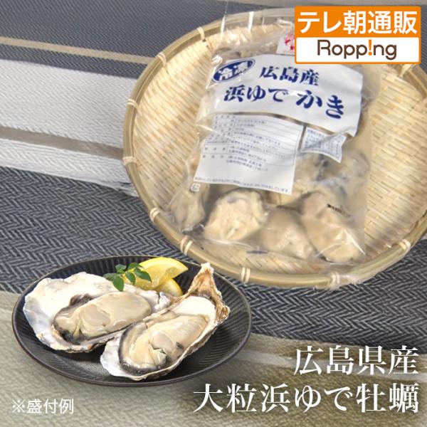 広島県産 大粒浜ゆで牡蠣 ニッポンめしあがれ テレビ朝日 テレ朝通販 ロッピング 浜ゆでにこだわり濃...
