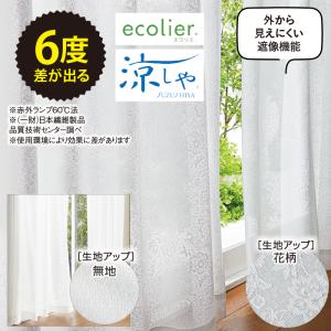優秀遮熱レースカーテン 100×176cm 2...の詳細画像1