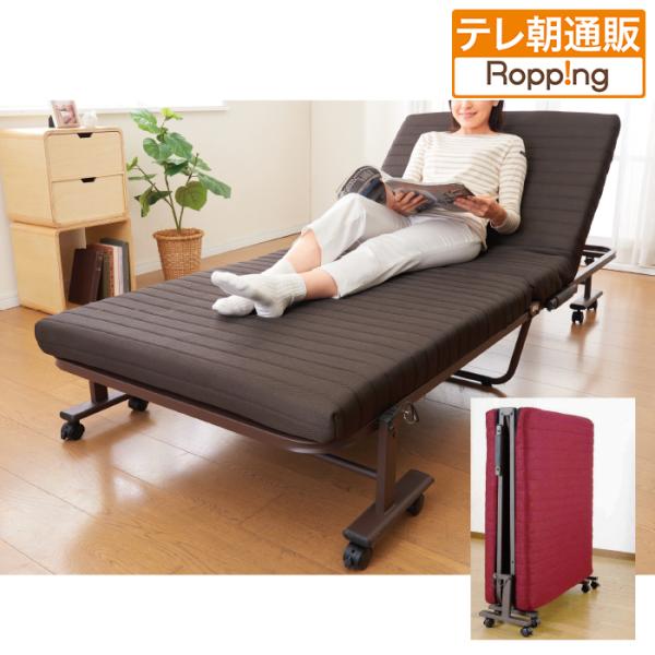 組立不要 折りたたみベッド