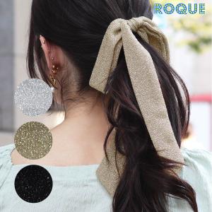 ROQUE（ロキ） アクリルビーズ×リボン ヘアピン パッチンピン ヘア