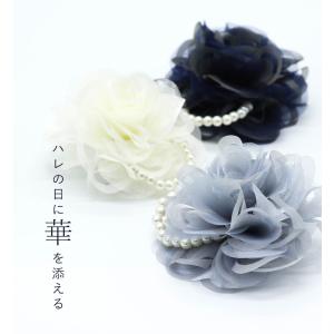 コサージュ パール フォーマル 花びらデザイン...の詳細画像2