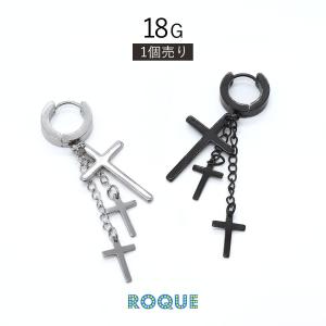 CHANEL 美品 シャネル カメリア ココマーク ピアス 黒×シルバー 07P