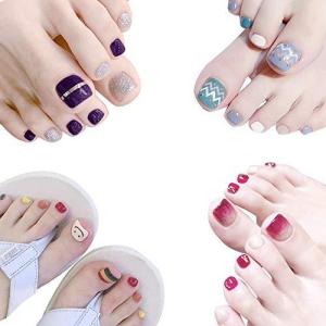 ネイルステッカー 足の爪 貼るだけマニキュア ネイルアート ネイルラップ ネイルアクセサリー女性 レディースプレゼント ギフト 可愛い おしゃれ の最安値 価格比較 送料無料検索 Yahoo ショッピング