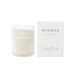 moumou アロマキャンドル リネン 100g プレゼント ギフト｜rosashop