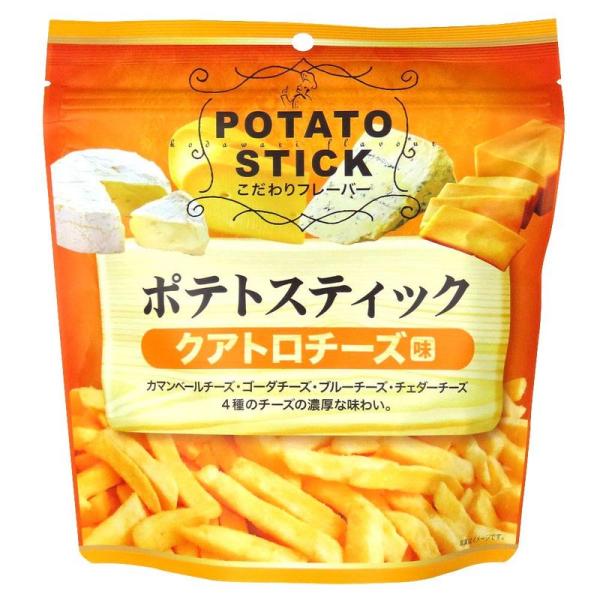 味楽乃里 ポテトスティック クワトロチーズ 145g ×20個