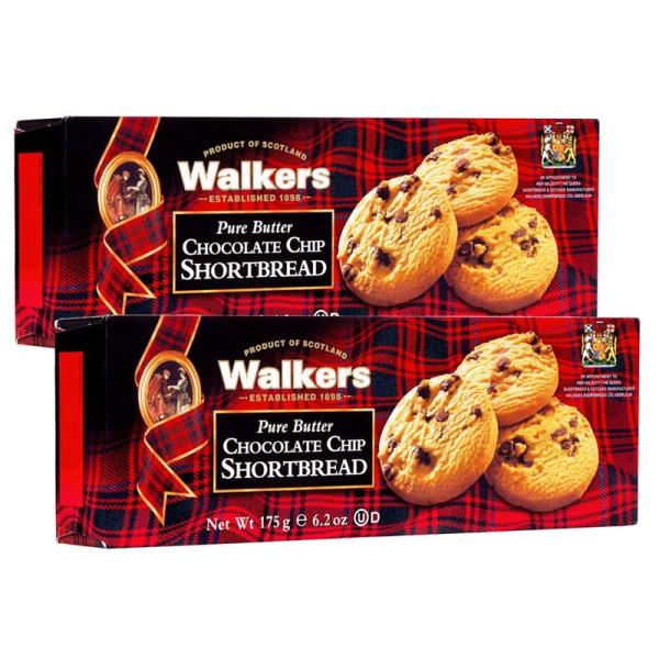 Walkers(ウォーカー) チョコチップ ショートブレッド #182 175g ×2個