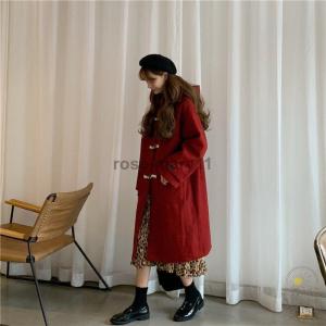 ダッフルコート 赤の商品一覧 通販 Yahoo ショッピング