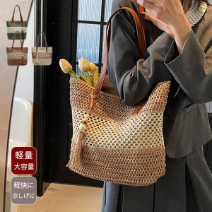 トートバッグ レディース 大きめ 軽量 かごバッグ トート 浴衣バッグ おしゃれ 夏バッグ アウトドア 軽い 大学生 普段使い お出かけ デート お花見 30代 40代