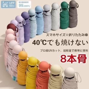【2点でお得！900円でGET 】即納 折りたたみ傘 スマホサイズ超軽量180g日傘収納袋付き晴雨兼用完全遮光風に強い熱中症対策撥水紫外線対策丈夫UVカット父の日