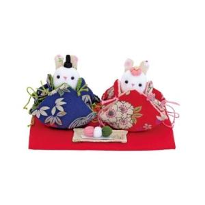 オリムパス ちりめんうさぎ雛　PA-660