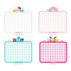 サンリオ メッシュパネル デスク 小物掛け メッシュボード ハローキティ マイメロディ ハンギョドン ウサハナ Sanrio Original 壁掛けボード メッシュ 184543