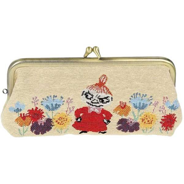 ムーミン ゴブラン織ポーチ がま口めがねケース ゴブラン織 がま口 めがねケース がまぐち メガネケ...