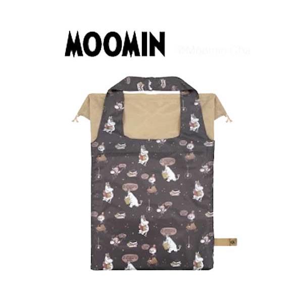 ムーミン ワイド底板付エコバッグ エコバッグ 底板付き バッグ 肩掛けバッグ 30L 読書の時間 リ...