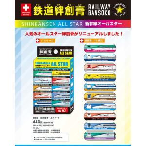 ばんそうこう 絆創膏 鉄道 子供 新幹線オール...の詳細画像1