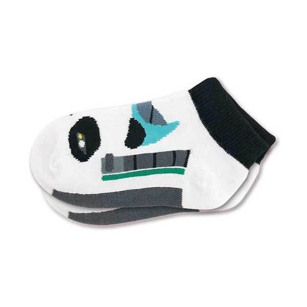 5足以上でネコポス便送料無料対象商品 鉄下 くるぶしソックス パンダくろしお 鉄道をモチーフにした靴...