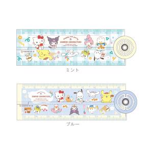 CRUX（クラックス） ミニ分度器付き折りたたみ定規 オバケーヌ柄