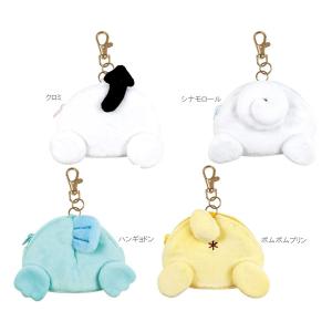 ポムポムプリン パスケース ぬいぐるみパスケース おしりぷりぷり