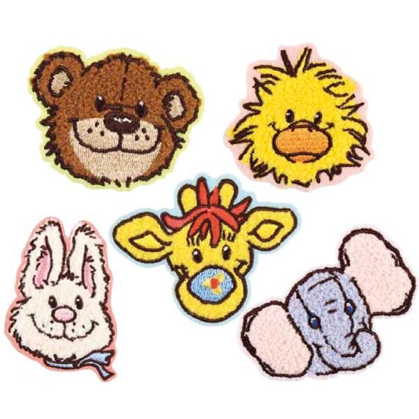 スージー・ズー ししゅうステッカー 刺繍 もこもこ ステッカー シール アイロン ワッペン ジョージ...