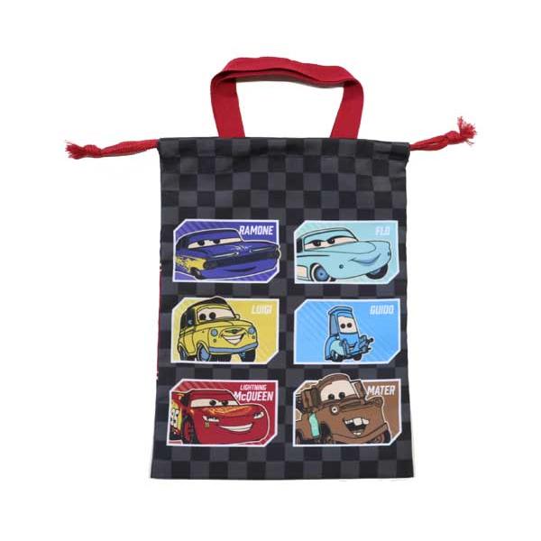 カーズ 巾着 手付き巾着 シューズケース ディズニー シューズバック シューズ入れ 幼稚園 キッズ ...