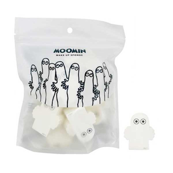 ムーミン ダイカットパフ スポンジ メイクアップスポンジ 化粧パフ ファンデーションパフ ニョロニョ...