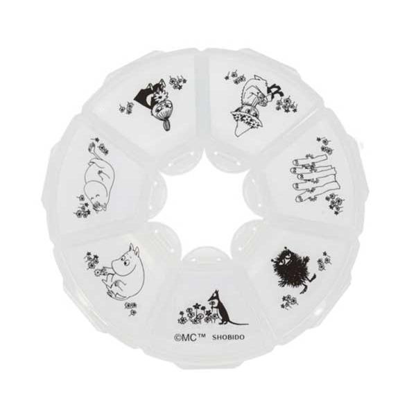 ムーミン ピルケース 7DAYSピルケース 7マス 連結式 キャラクターグッズ ピルケース お薬入れ...