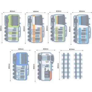 168トレインシールワッペン シール・アイロン...の詳細画像1