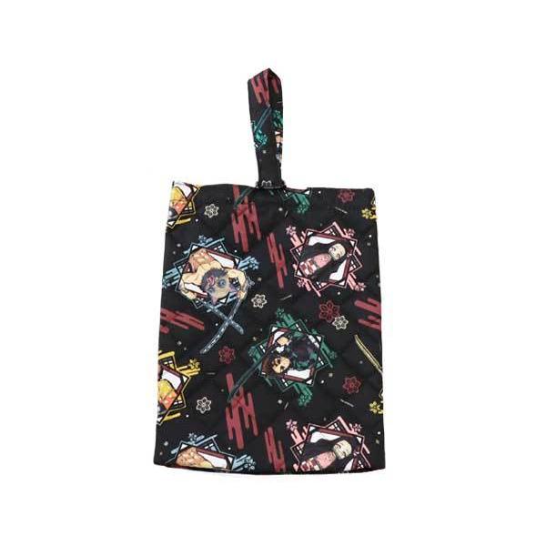 鬼滅の刃 キルトシューズケース シューズバック シューズ入れ 幼稚園 キッズ 炭治郎 禰豆子 伊之助...