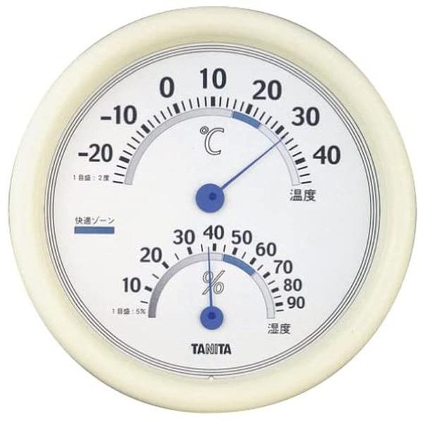 タニタ 温湿度計 温度 アナログ ホワイト TT-513 WH 湿度