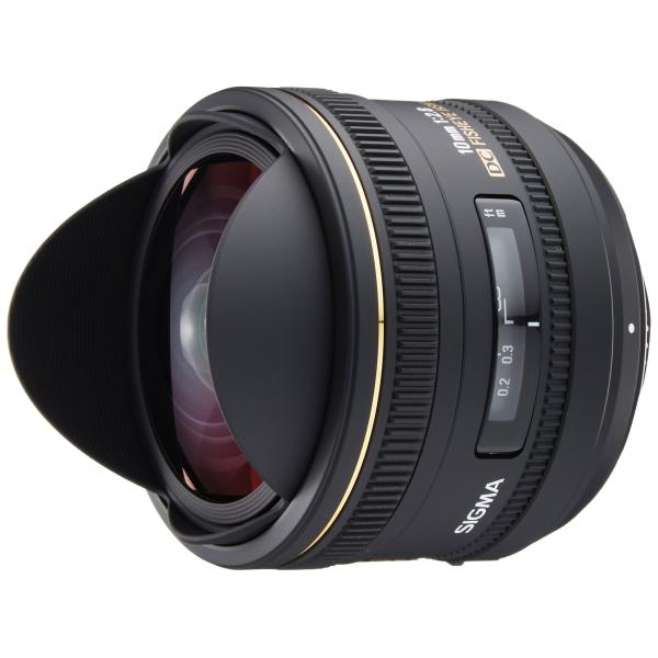 SIGMA 単焦点魚眼レンズ 10mm F2.8 EX DC FISHEYE HSM ニコン用 対角...