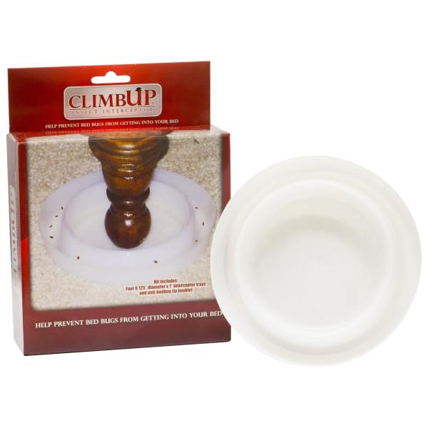 ClimbUp（クライムアップ）害虫インターセプター トコジラミ（南京虫）トラップ、4ct