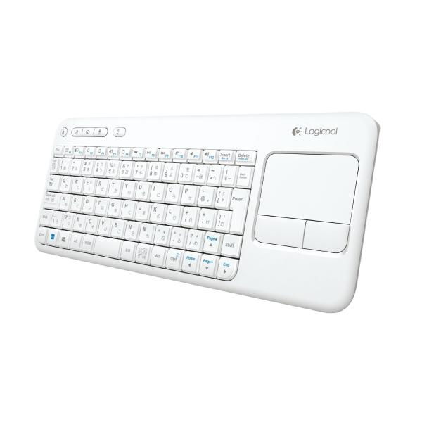 Logicool ロジクール ワイヤレス タッチキーボード K400r ホワイト