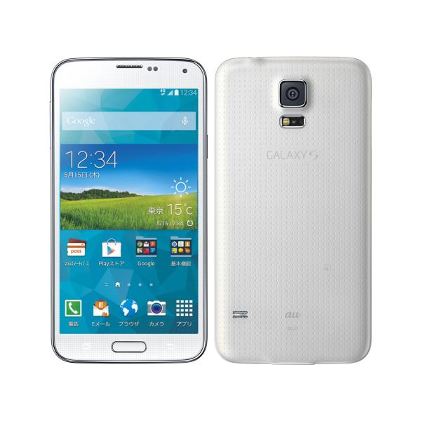 GALAXY S5 SCL23 au シマリーホワイト